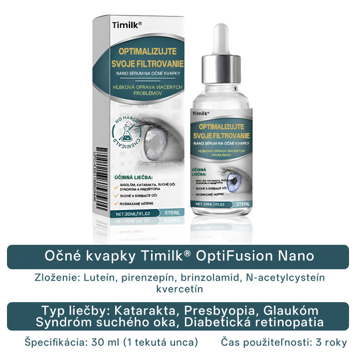 💧👁️Očné kvapky Timilk® OptiFusion Nano sérum!💧💧