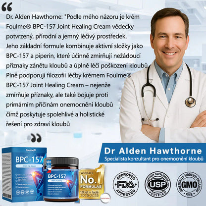 Lékárna Na Poště | Foulme® BPC-157 Regenerační krém na klouby 🦴💥💥 Léčí artritidu, neuropatii, revmatismus, sportovní zranění a další potíže 👍👍