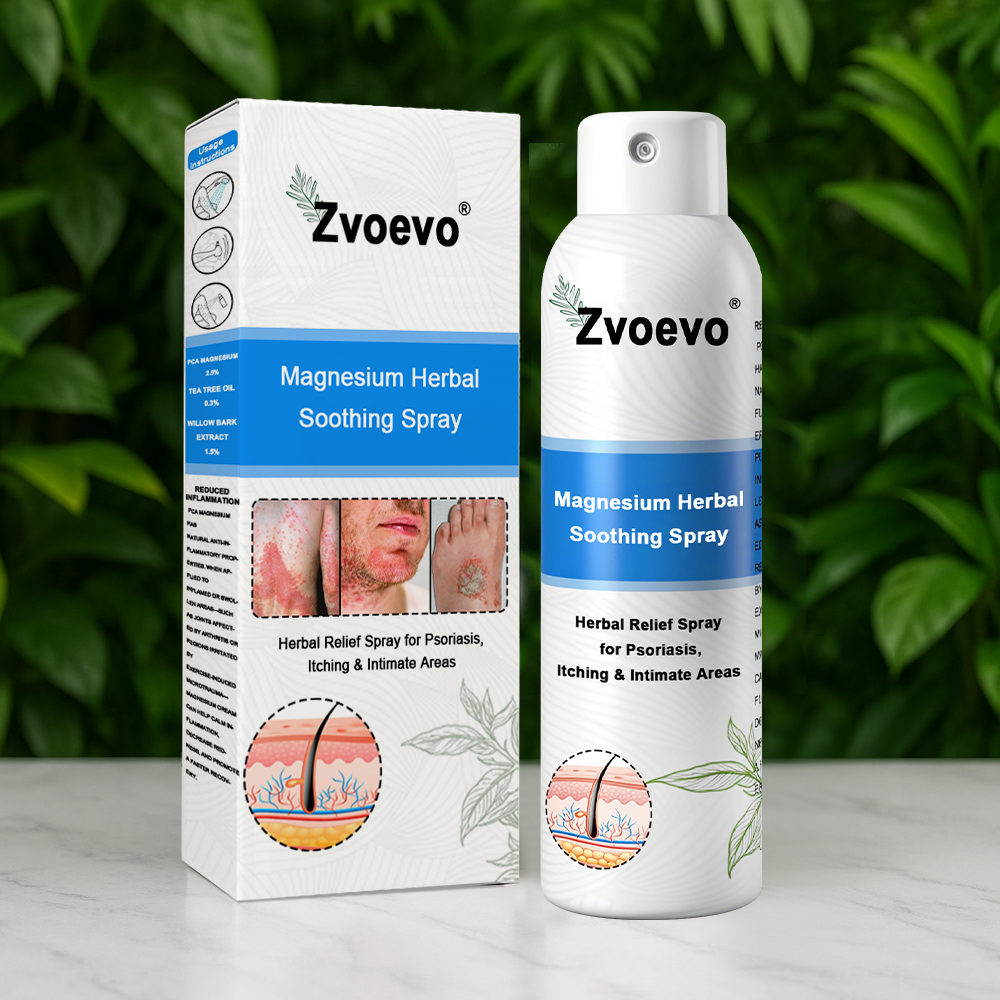 Oficiálny obchod✨: Zvoevo®Horčíkový bylinný sprej na psoriázu⚕️certifikované FDA (úľava od psoriázy a ekzému, zlepšenie bakteriálnych infekcií v oblasti genitálií a liečba akné a tmavých škvŕn)