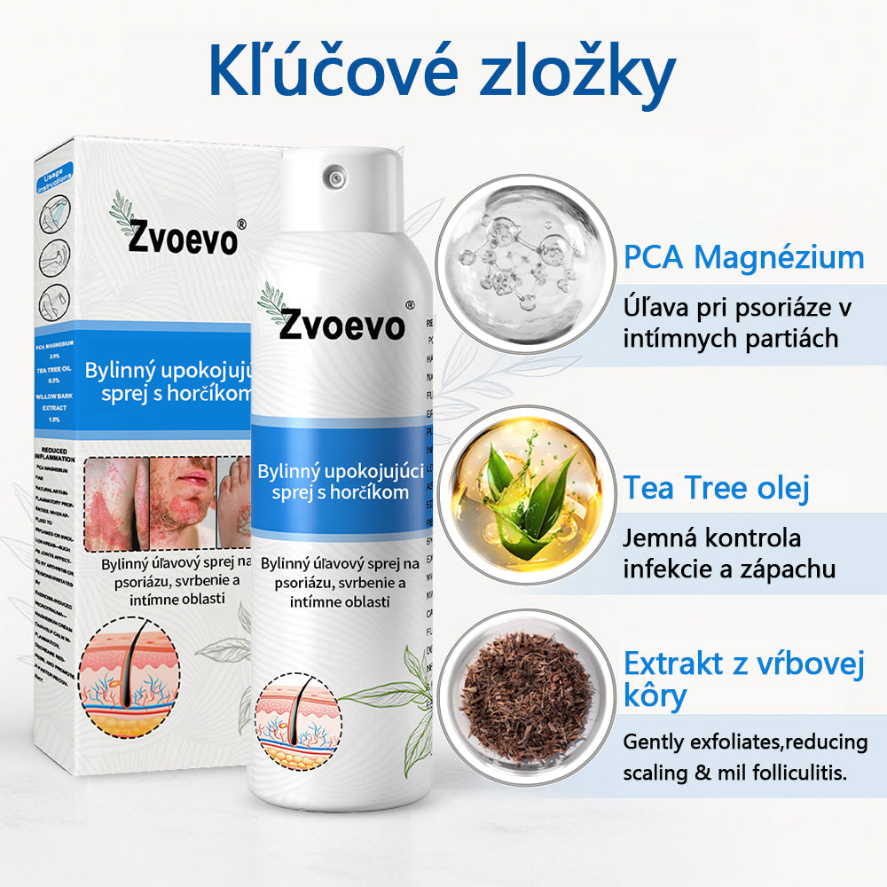 Oficiálny obchod✨: Zvoevo®Horčíkový bylinný sprej na psoriázu⚕️certifikované FDA (úľava od psoriázy a ekzému, zlepšenie bakteriálnych infekcií v oblasti genitálií a liečba akné a tmavých škvŕn)