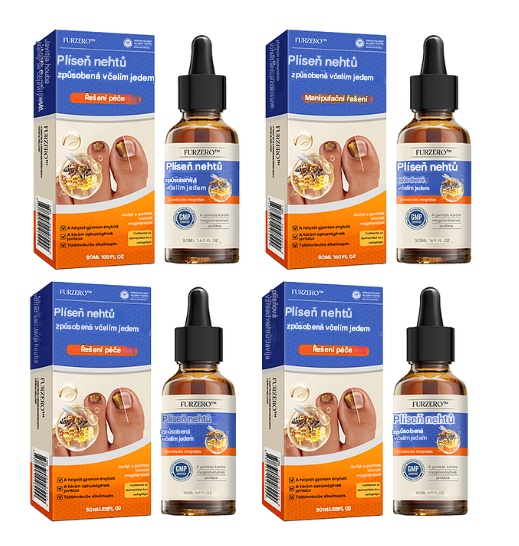 🐝🐝FurzeroTM Řešení pro léčbu nehtové plísně včelím jedem: Kompletní řešení nehtové plísně🌟👣👣