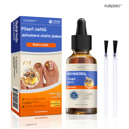 🐝🐝FurzeroTM Řešení pro léčbu nehtové plísně včelím jedem: Kompletní řešení nehtové plísně🌟👣👣