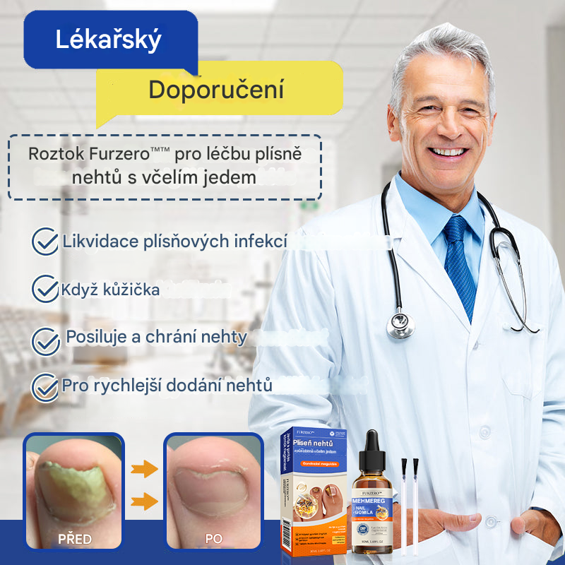 🐝🐝FurzeroTM Řešení pro léčbu nehtové plísně včelím jedem: Kompletní řešení nehtové plísně🌟👣👣